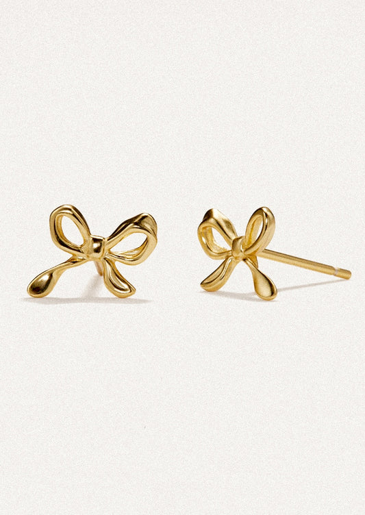 Gold-Plated Sterling Silver Earrings in Multiple Colors Classic Design